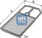 UFI 30.184.00 - Air Filter, engine autospares.lv