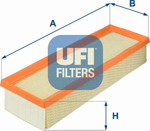 UFI 30.186.00 - Air Filter, engine autospares.lv