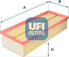 UFI 30.187.00 - Air Filter, engine autospares.lv