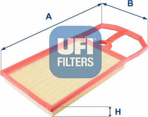 UFI 30.124.00 - Air Filter, engine autospares.lv