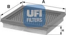 UFI 30.160.00 - Air Filter, engine autospares.lv