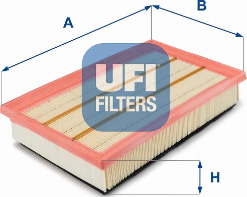 UFI 30.128.00 - Air Filter, engine autospares.lv