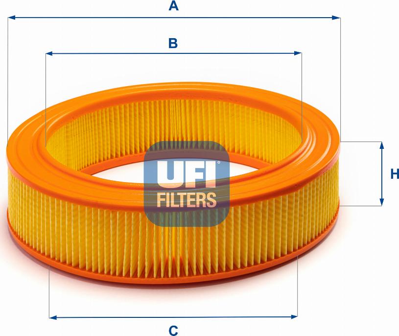 UFI 30.871.00 - Air Filter, engine autospares.lv