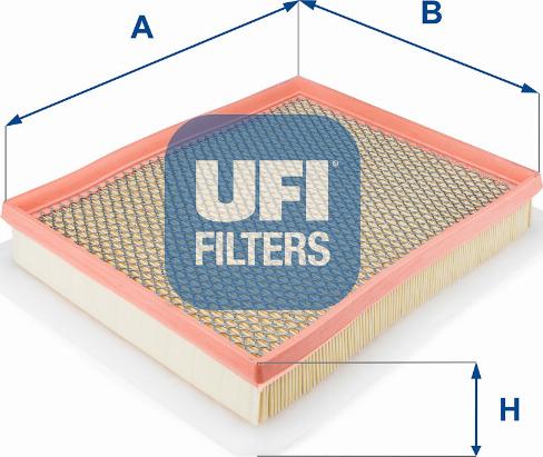 UFI 30.258.00 - Air Filter, engine autospares.lv