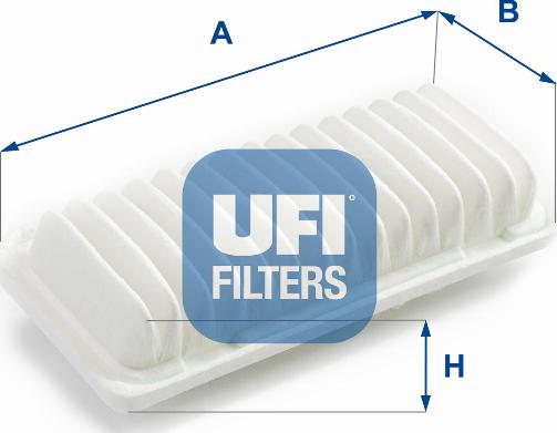 UFI 30.206.00 - Air Filter, engine autospares.lv