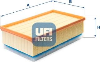 UFI 30.B24.00 - Air Filter, engine autospares.lv