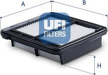 UFI 30.D93.00 - Air Filter, engine autospares.lv