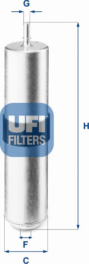 UFI 31.926.01 - Fuel filter autospares.lv