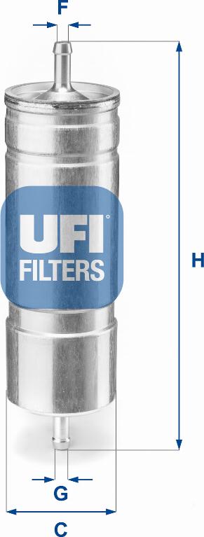 UFI 31.508.00 - Fuel filter autospares.lv