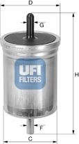 UFI 31.561.00 - Fuel filter autospares.lv