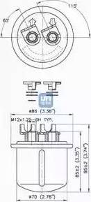 UFI 31.613.00 - Fuel filter autospares.lv