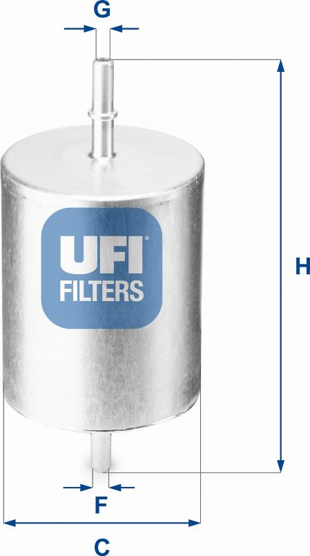 UFI 31.817.00 - Fuel filter autospares.lv