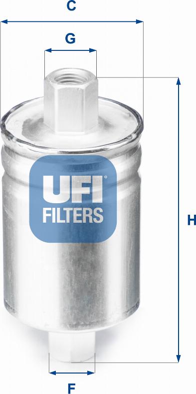 UFI 31.750.00 - Fuel filter autospares.lv