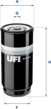 UFI 24.142.00 - Fuel filter autospares.lv
