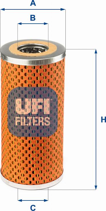 UFI 25.407.01 - Oil Filter autospares.lv