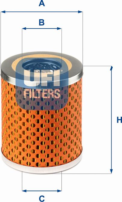 UFI 25.413.00 - Oil Filter autospares.lv