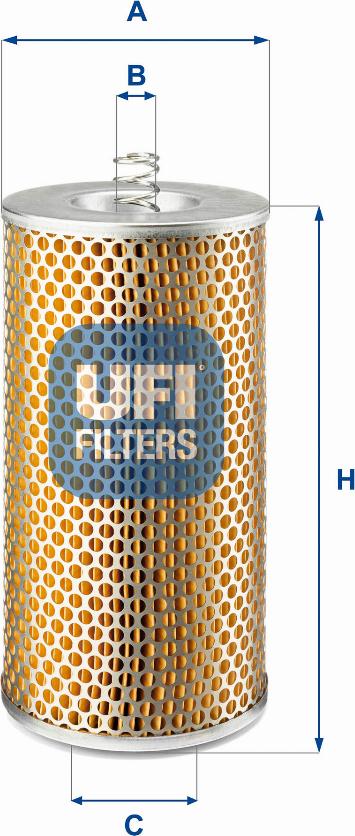 UFI 25.423.00 - Oil Filter autospares.lv