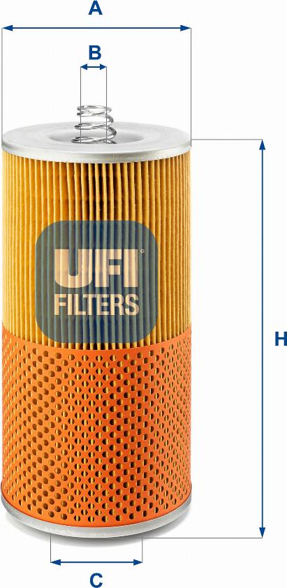 UFI 25.423.01 - Oil Filter autospares.lv