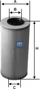 UFI 25.590.00 - Oil Filter autospares.lv