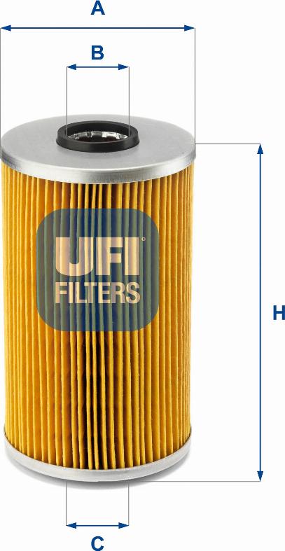 UFI 25.555.00 - Oil Filter autospares.lv