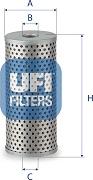 UFI 25.664.00 - Oil Filter autospares.lv