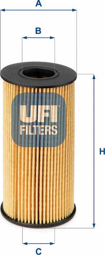 UFI 25.094.00 - Oil Filter autospares.lv