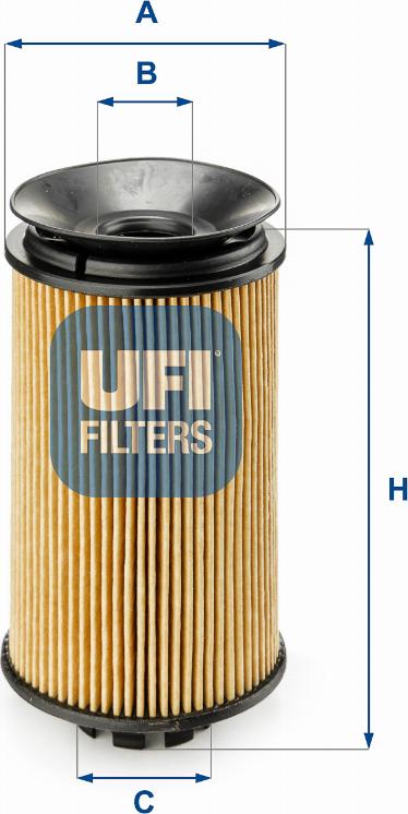 UFI 25.092.00 - Oil Filter autospares.lv