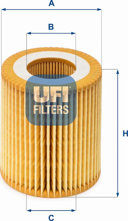 UFI 25.049.00 - Oil Filter autospares.lv