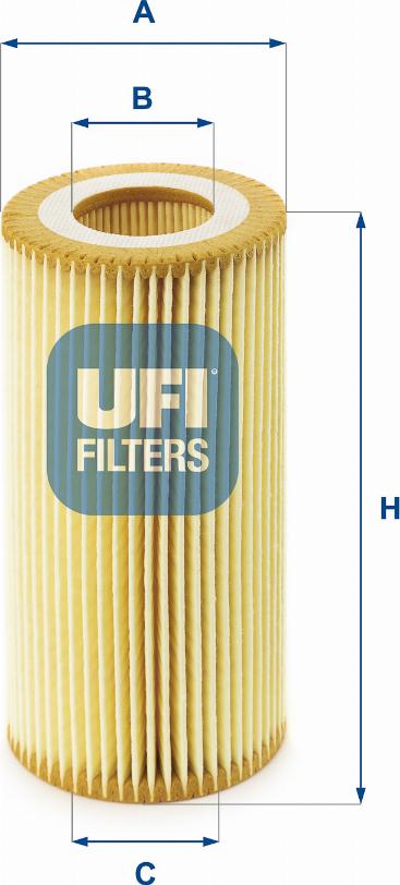UFI 25.040.00 - Oil Filter autospares.lv