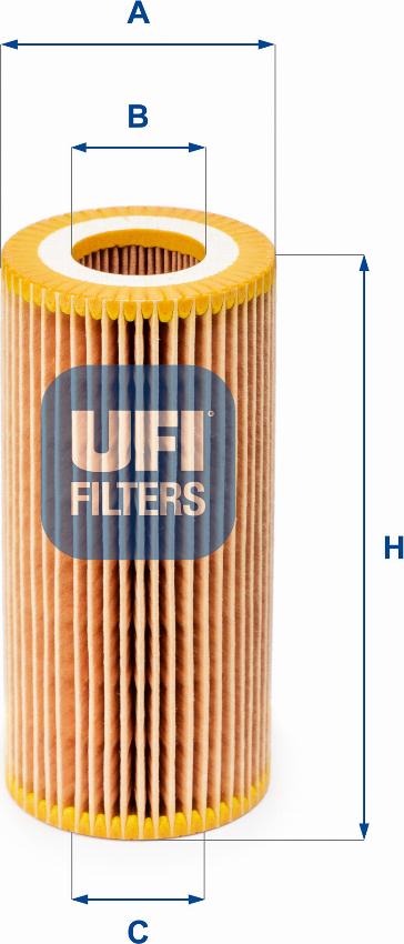 UFI 25.041.00 - Oil Filter autospares.lv