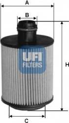 UFI 25.055.00 - Oil Filter autospares.lv