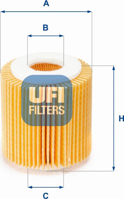 UFI 25.056.00 - Oil Filter autospares.lv