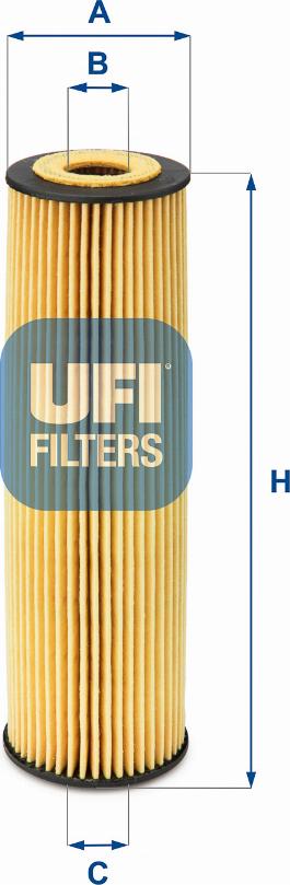 UFI 25.050.00 - Oil Filter autospares.lv