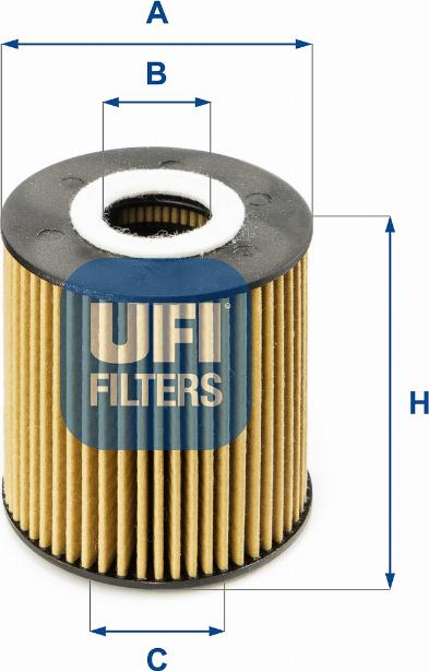 UFI 25.052.00 - Oil Filter autospares.lv