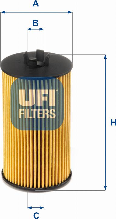 UFI 25.064.00 - Oil Filter autospares.lv