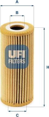 UFI 25.067.00 - Oil Filter autospares.lv