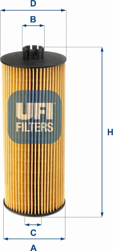 UFI 25.005.00 - Oil Filter autospares.lv
