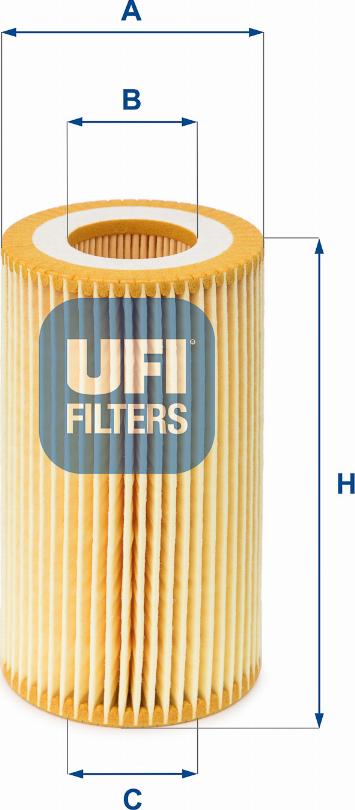 UFI 25.003.00 - Oil Filter autospares.lv