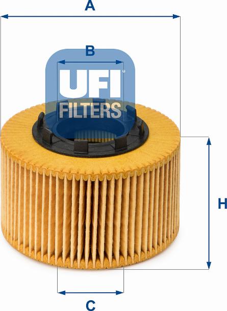 UFI 25.015.00 - Oil Filter autospares.lv