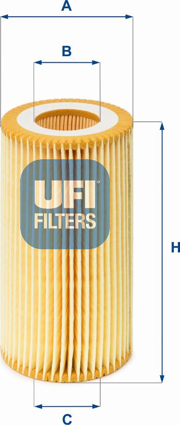 UFI 25.013.00 - Oil Filter autospares.lv