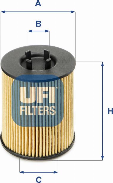 UFI 25.017.00 - Oil Filter autospares.lv