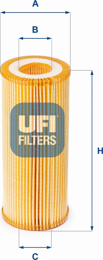 UFI 25.080.00 - Oil Filter autospares.lv