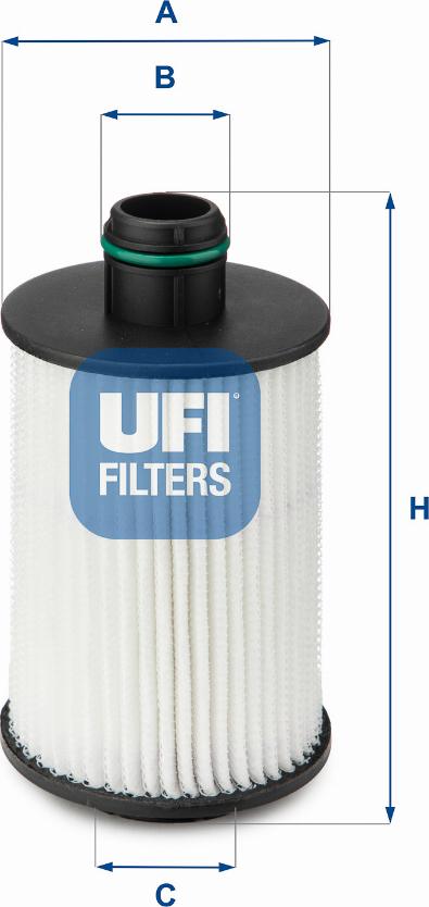 UFI 25.088.00 - Oil Filter autospares.lv