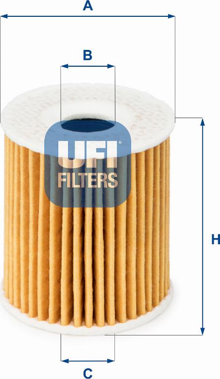 UFI 25.035.00 - Oil Filter autospares.lv