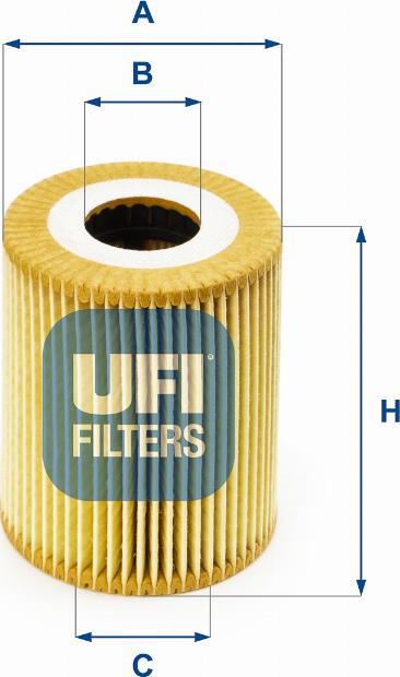 UFI 25.030.00 - Oil Filter autospares.lv