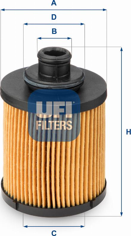 UFI 25.031.00 - Oil Filter autospares.lv