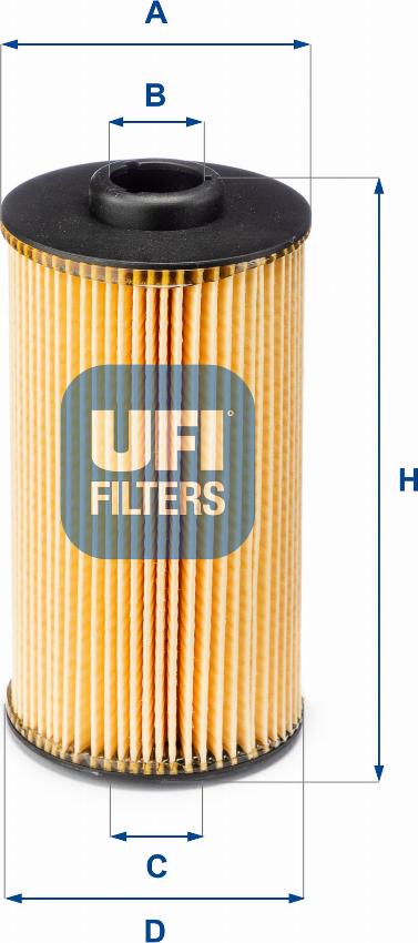 UFI 25.038.00 - Oil Filter autospares.lv