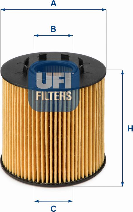 UFI 25.033.00 - Oil Filter autospares.lv