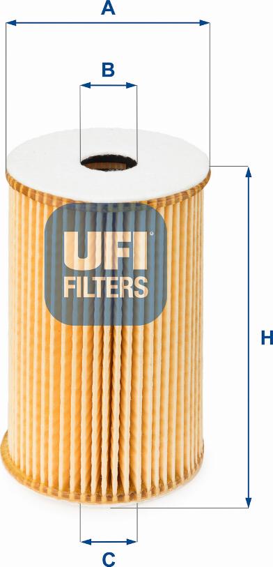 UFI 25.029.00 - Oil Filter autospares.lv