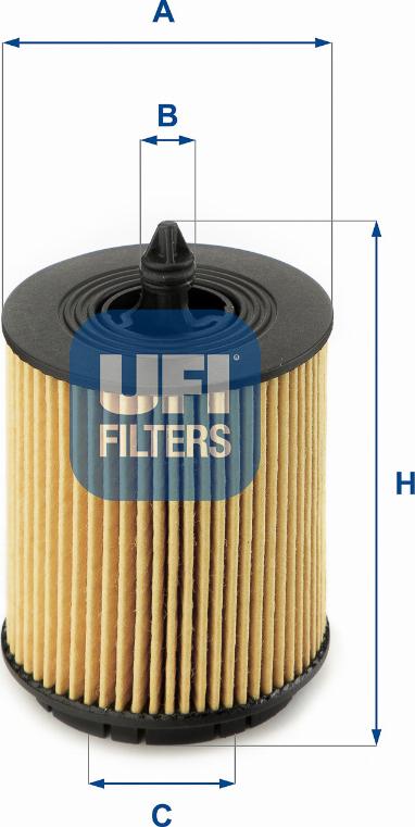 UFI 25.024.00 - Oil Filter autospares.lv
